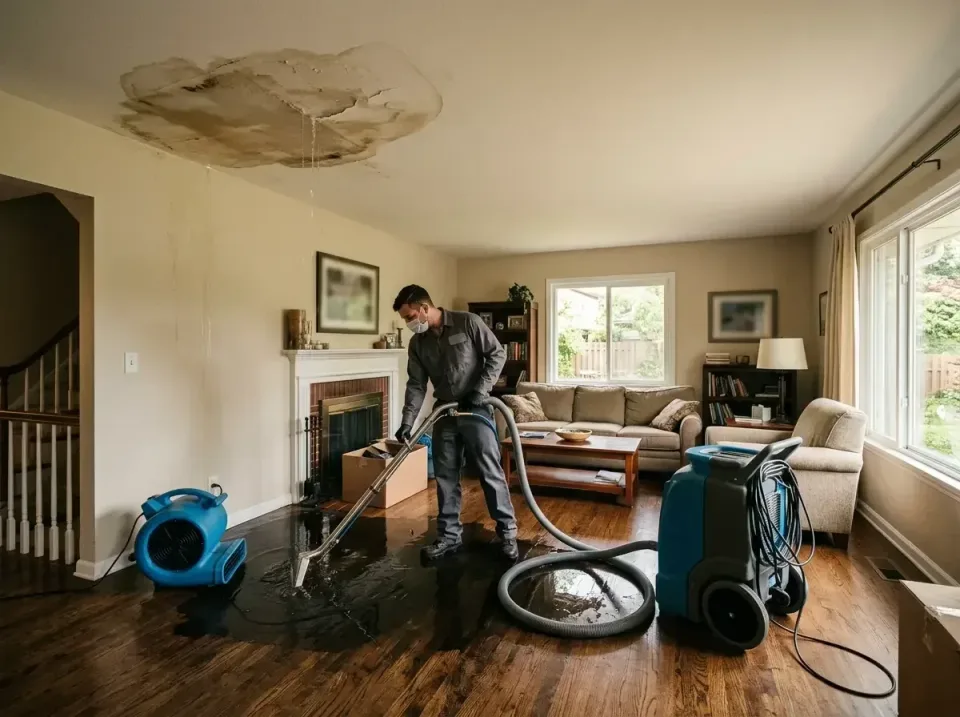 attic-pipe-burst-ceiling-drip-008 — frequently asked questions, Water Damage Restoration & Carpet Care in Wellington, OH